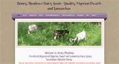 Desktop Screenshot of honeymeadowsfarm.net